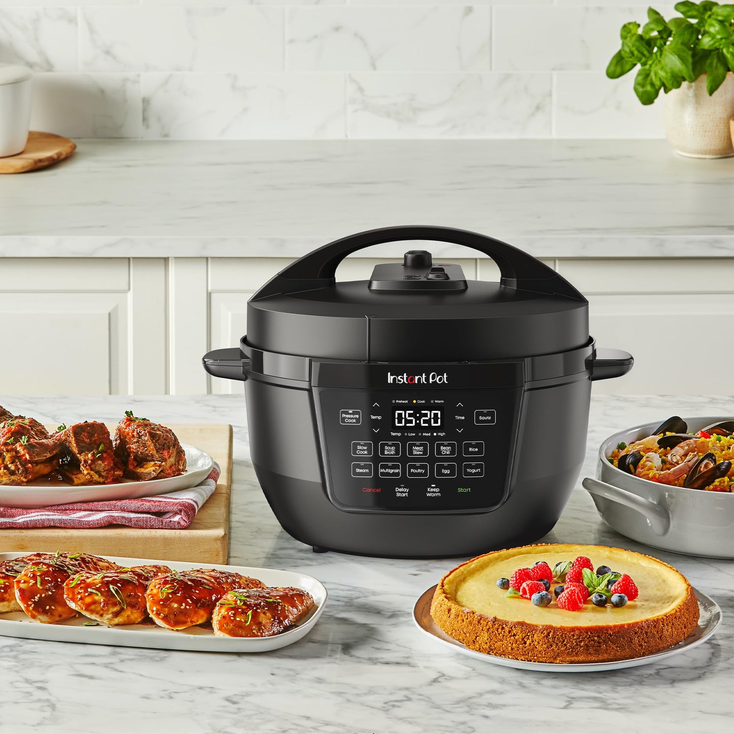 INSTANT POT 7.5QT RIO Wide 7-in-1 Electric Multi-Cooker