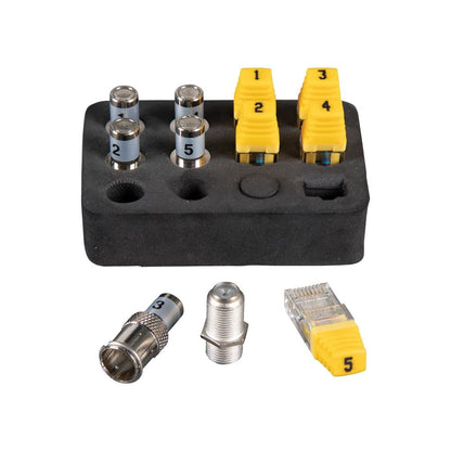 KLEIN TOOLS VDV501-851 Cable Tester Kit for Ethernet and Coax