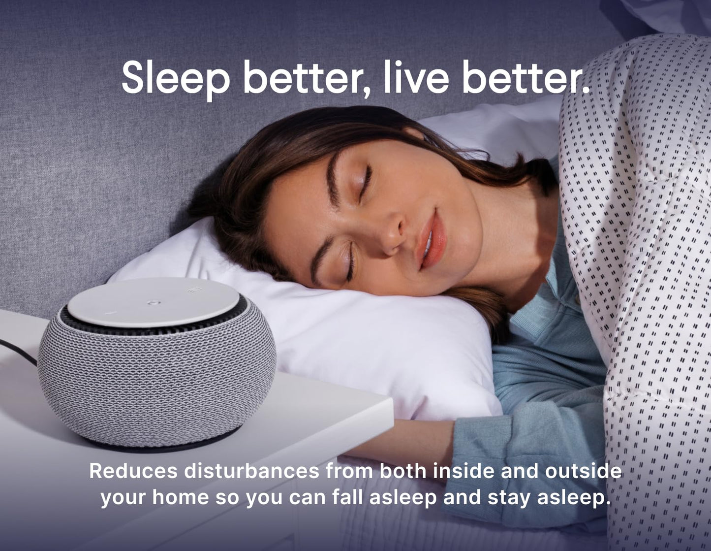 SNOOZ Smart White Noise Machine - Real Fan for Sleep Aid