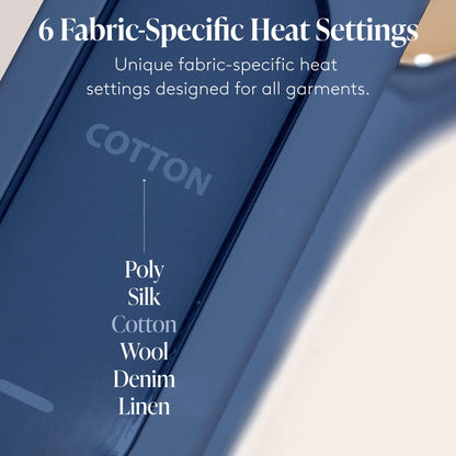 NORI Press Travel Steam Iron - Handheld Steamer with 6 Settings
