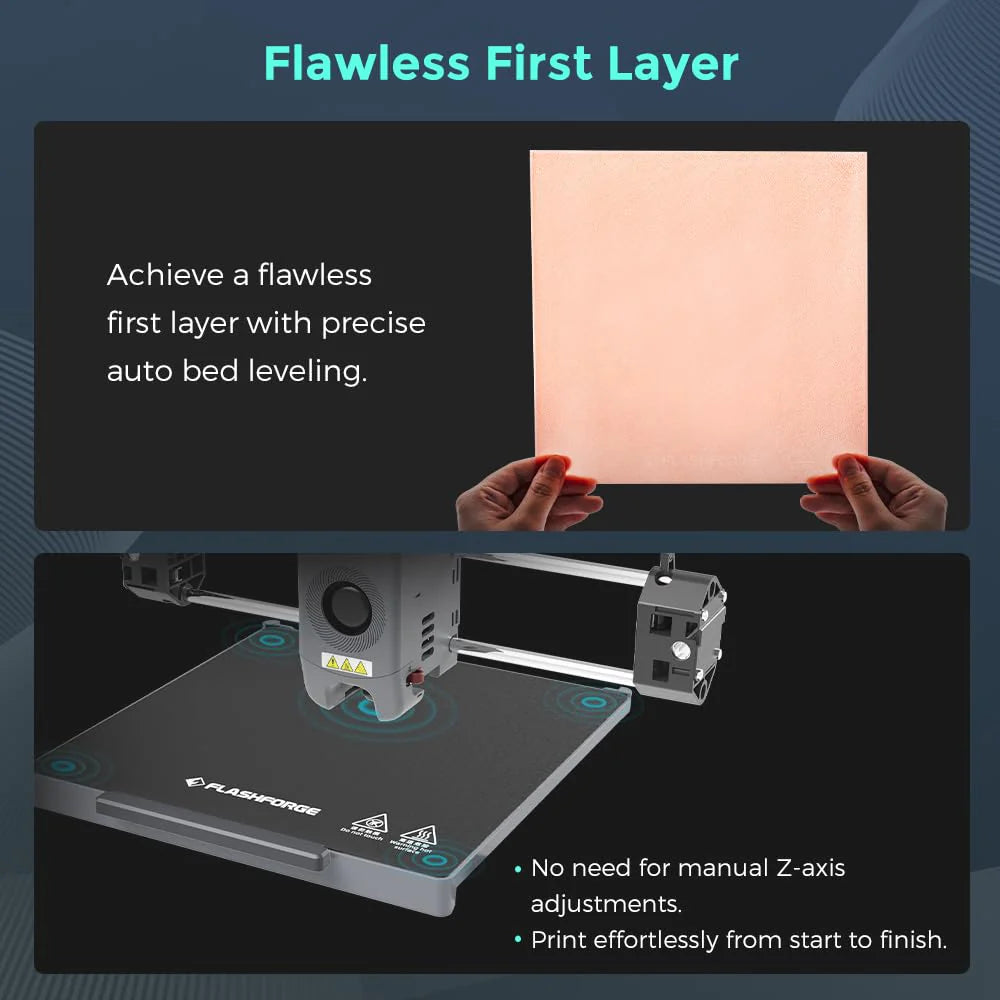 FLASHFORGE AD5M Pro 3D Printer, 600mm/s, Auto Calibration