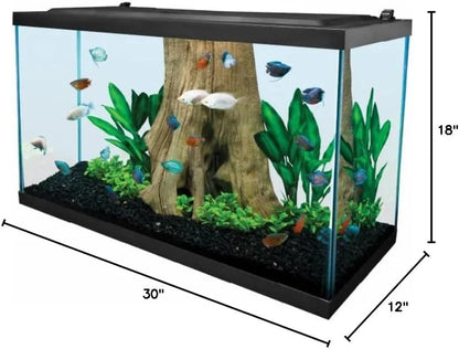 Complete LED Aquarium 55 Gallons, Includes LED Lighting, Filtration, Heater and Accessories