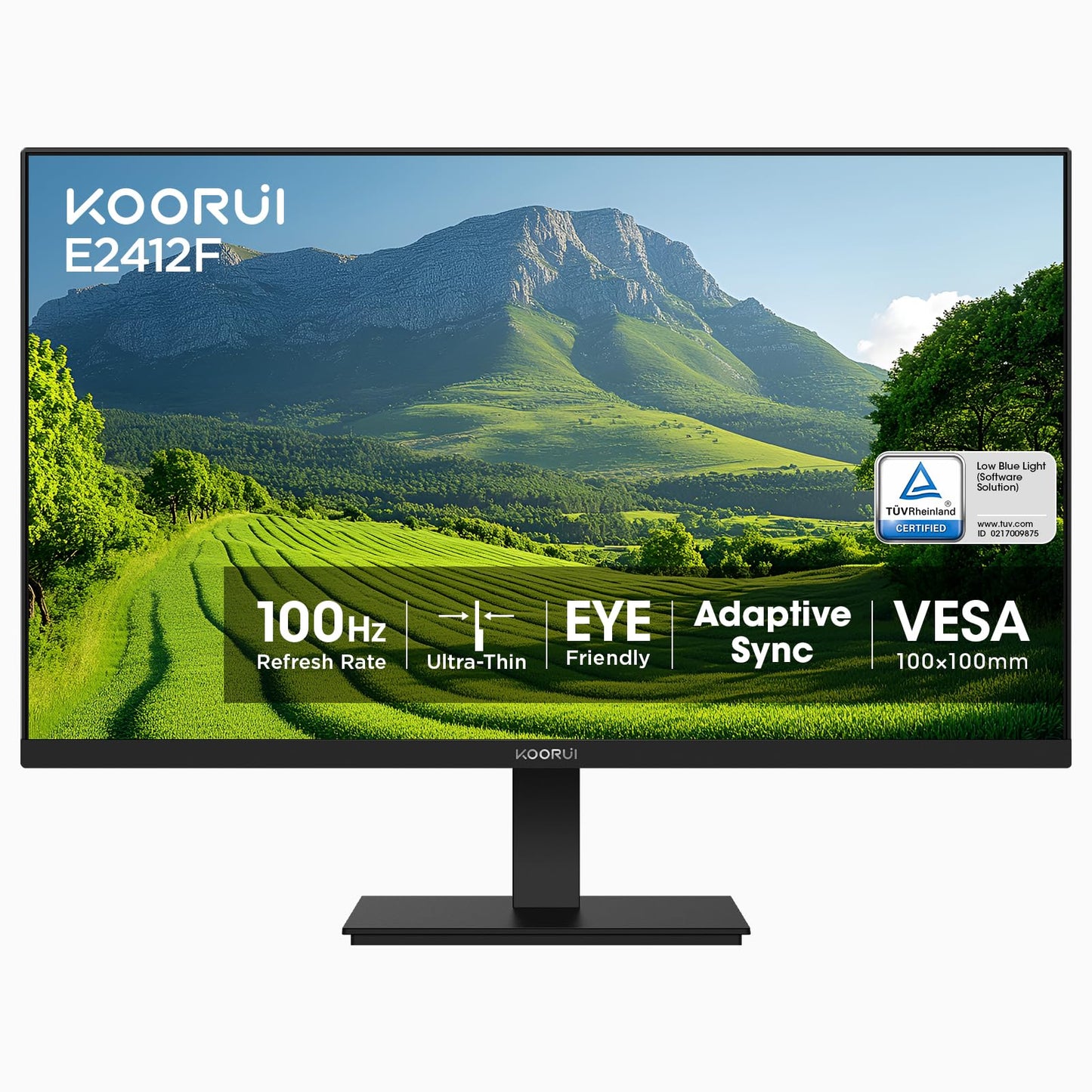 KOORUI E2412F 24" Full HD Computer Monitor 100Hz VA