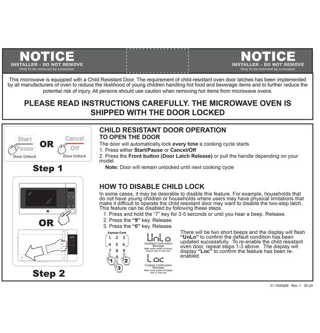 GE 4-in-1 Countertop Microwave Oven 1050W Stainless Steel