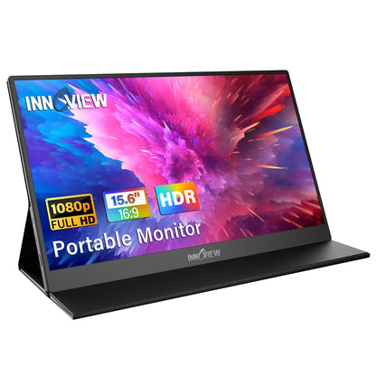 INNOVIEW Portable Monitor 15.6" FHD 1080P HDMI USB-C