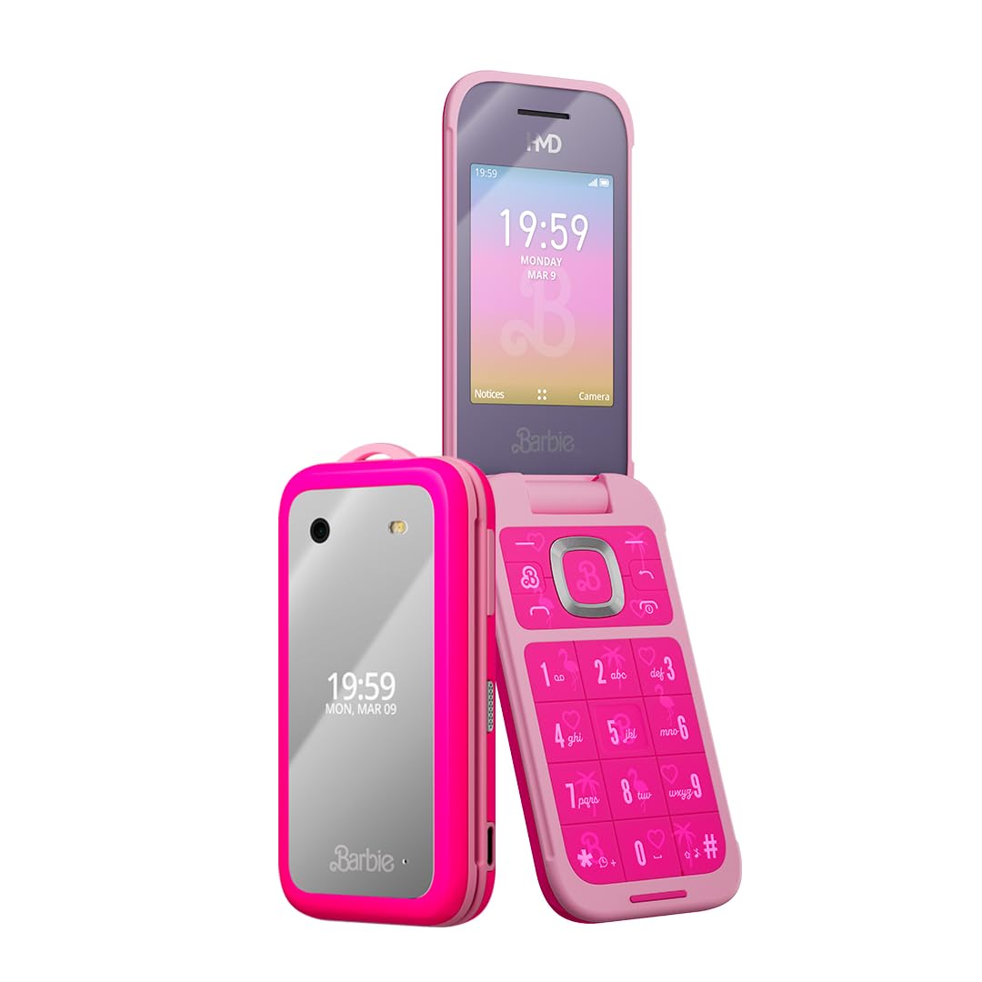 HMD Barbie Flip Unlocked KaiOS Power Pink US Version
