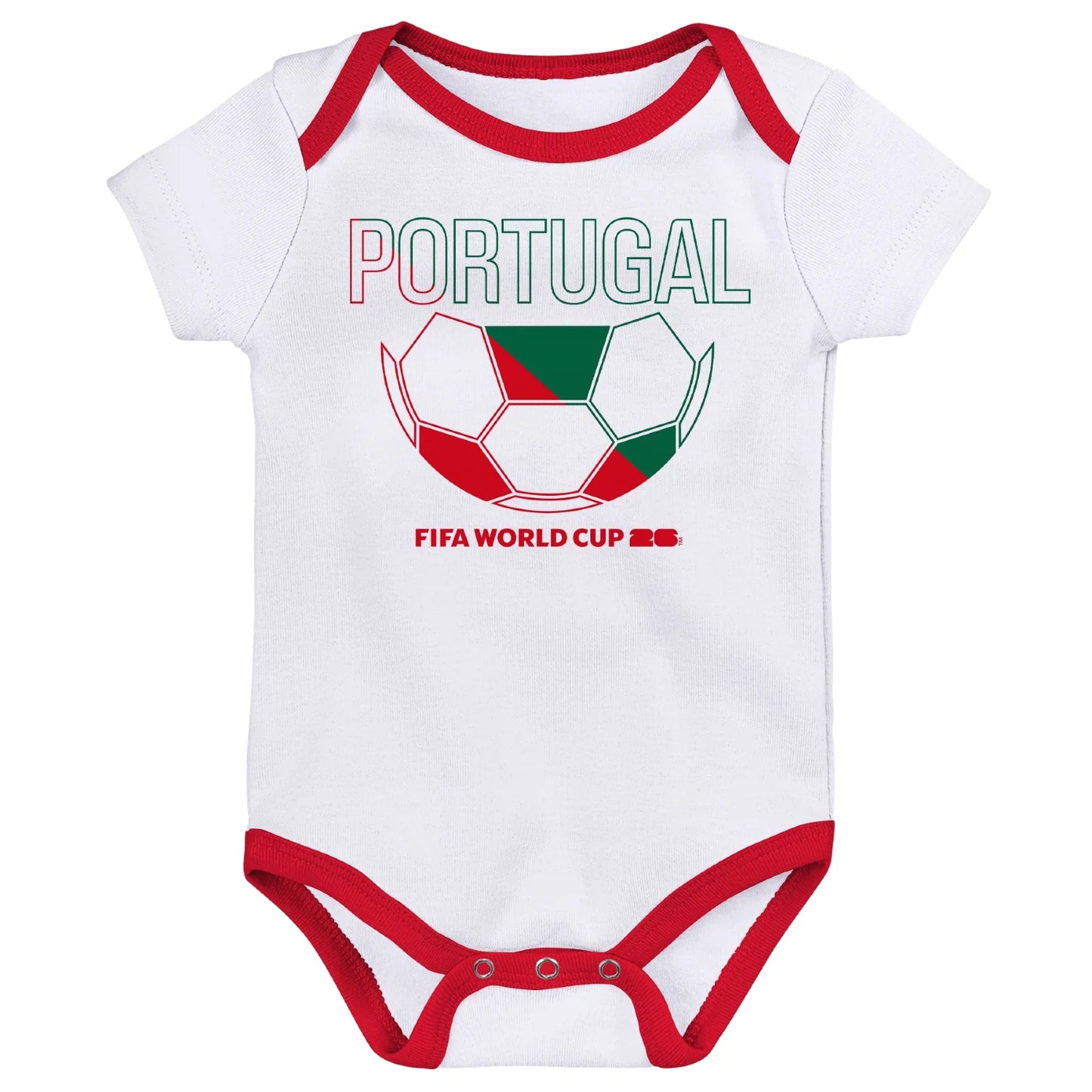 FIFA World Cup 2026™ Portugal Onesie 3 Pack - Infant