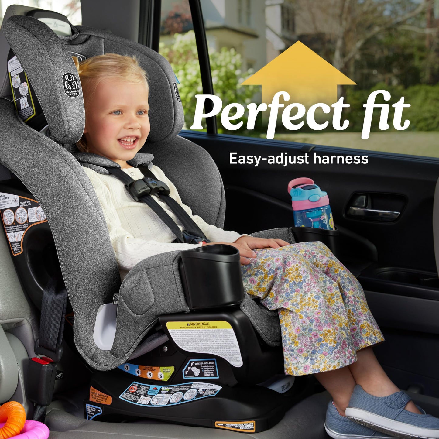 GRACO Extend2Fit Convertible Baby Car Seat - 3-in-1 Rear & Forward Facing