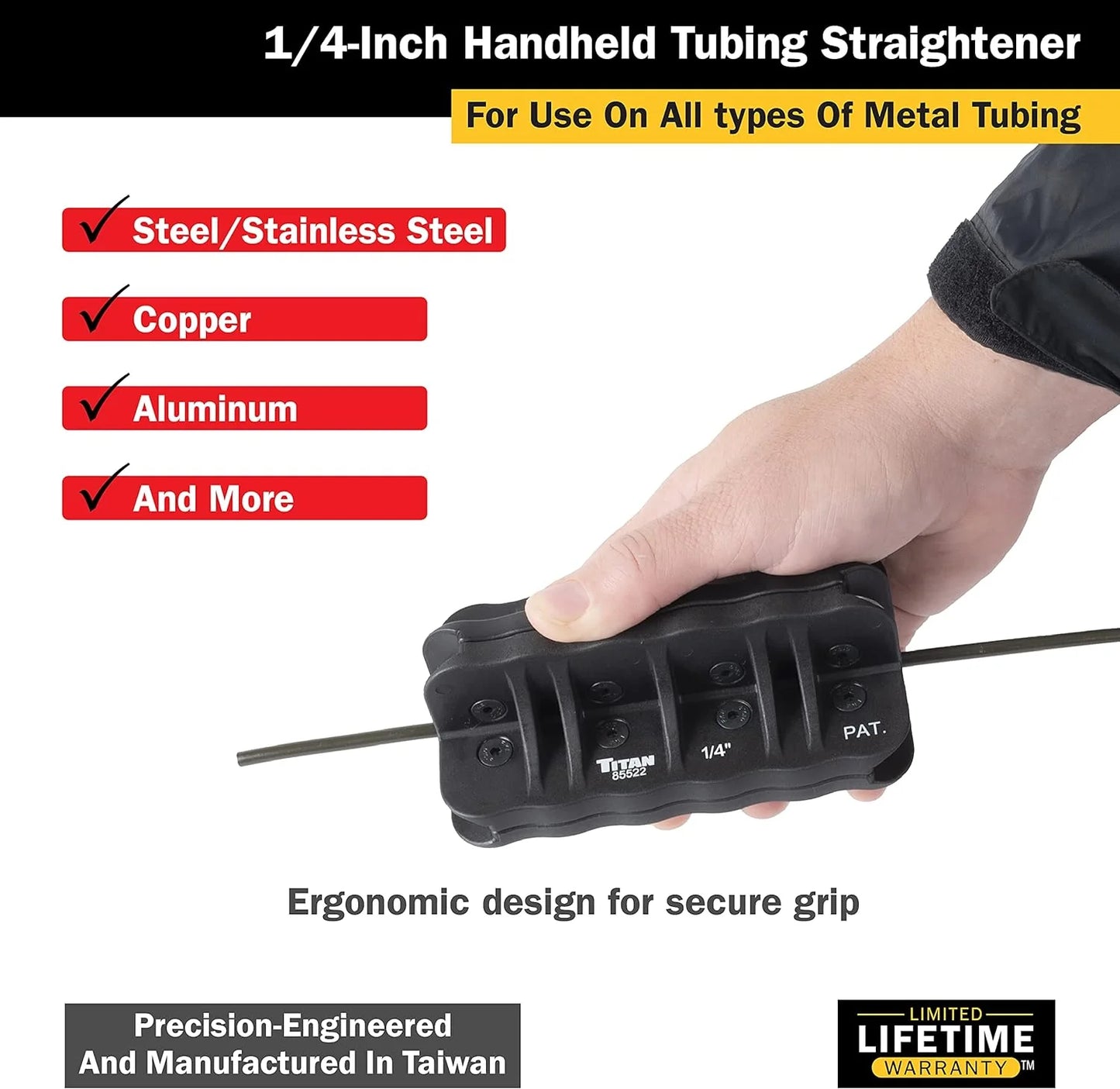 Professional Single, Double, and Bubble Flaring Tool Set, Black