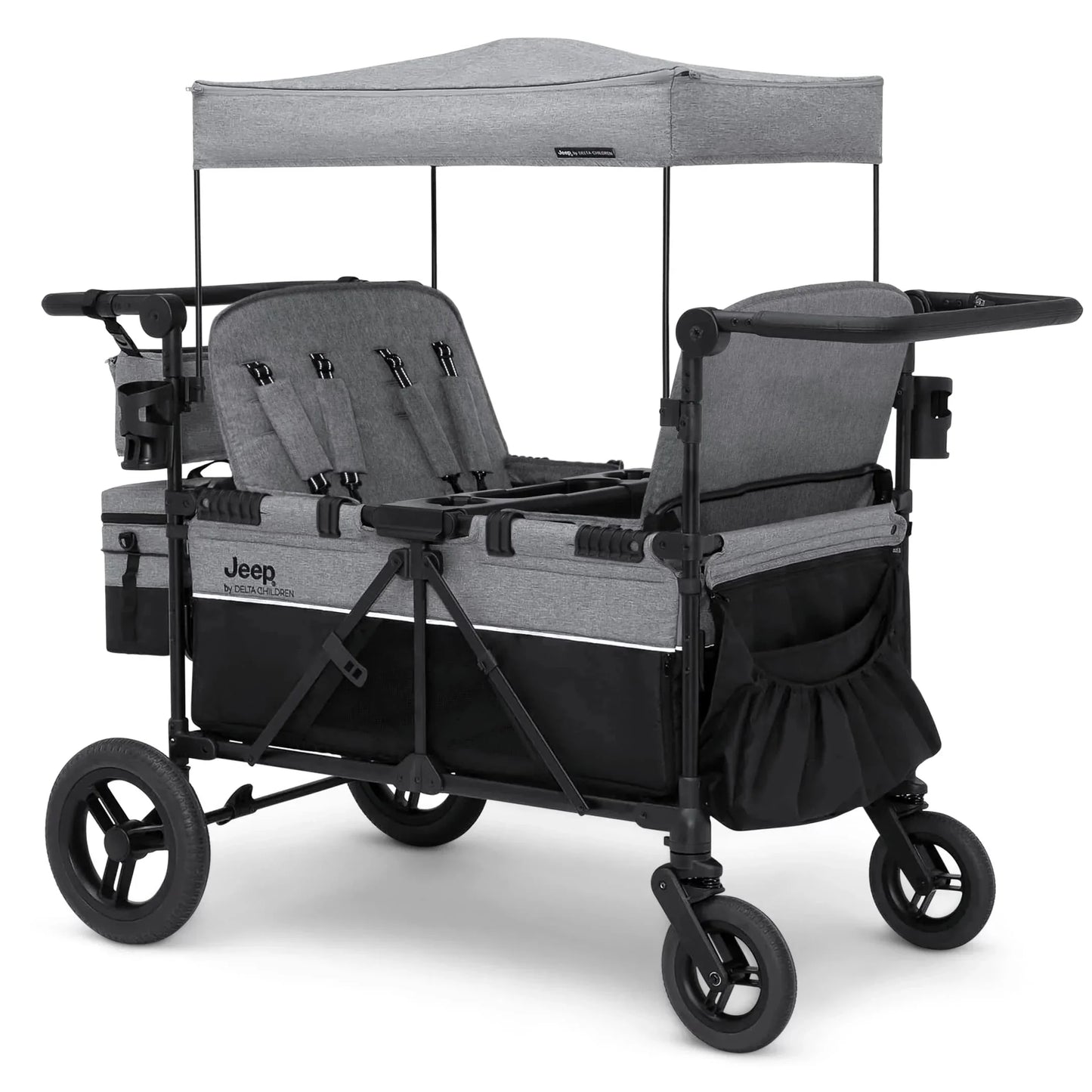 Delta Children's Jeep Wrangler Deluxe 4-Seater Stroller Wagon