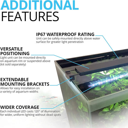 Plant 3.0 LED Planted Aquarium Lighting, 59 Watts, 48-60 Inches
