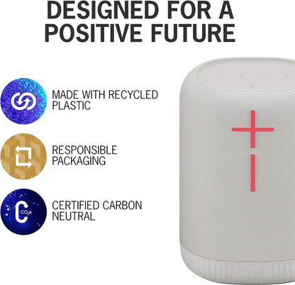 Portable Wireless Bluetooth Speaker, Heavy Bass, 360° Sound, IP67 Waterproof, 17 Hour Battery - Carbon Black