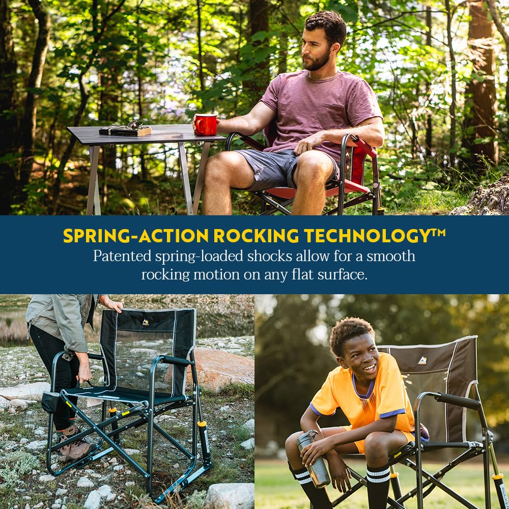 GCI OUTDOOR Freestyle Rocker Outdoor Rocking Chair with Cup Holder