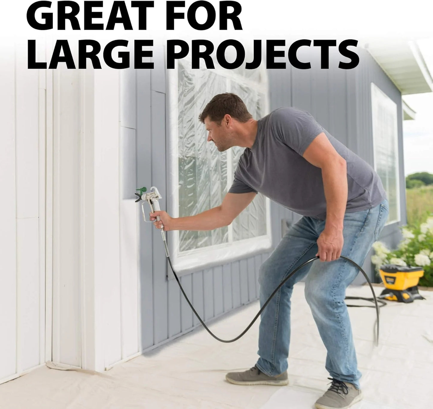 Wagner Control Pro 130 Paint Sprayer, Airless, Low Overspray