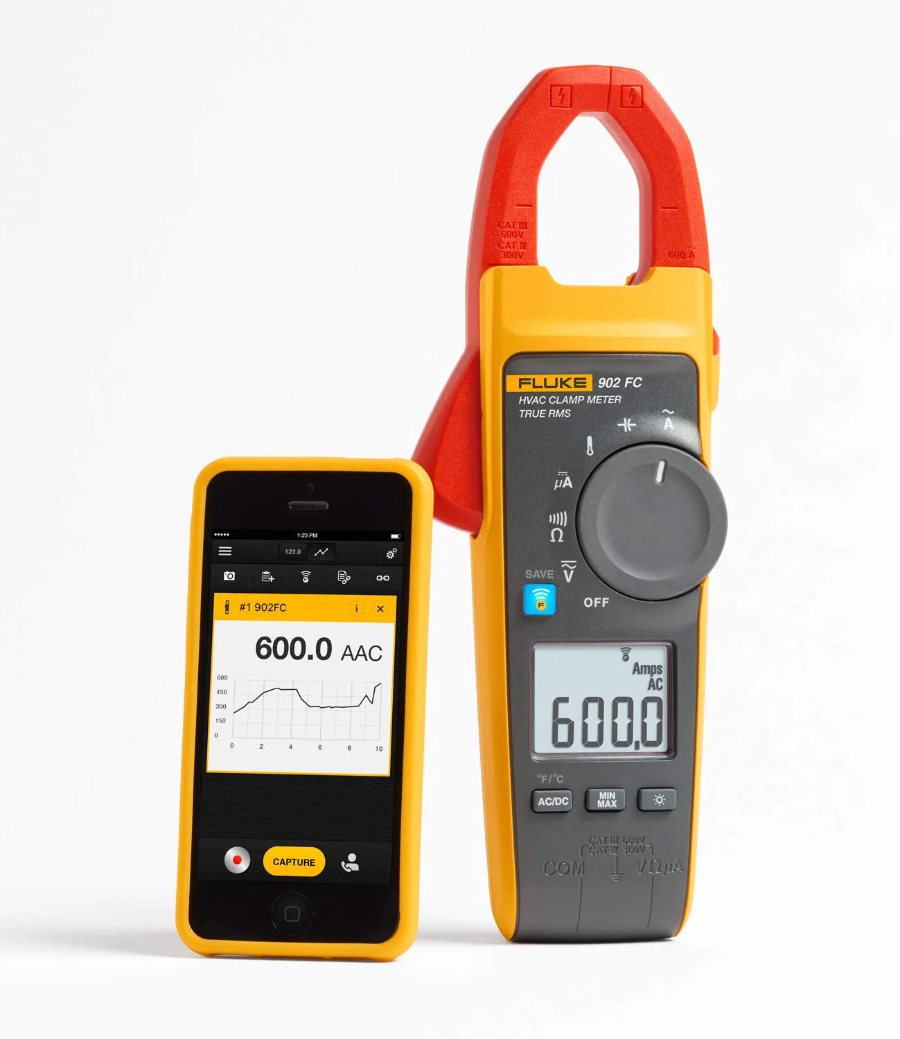 Fluke 902 FC HVAC Clamp Meter, True-RMS