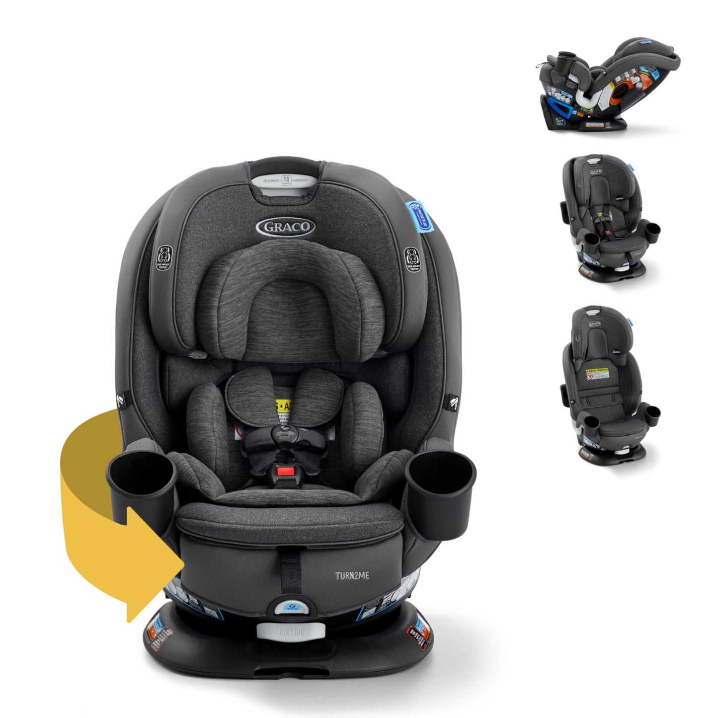 GRACO Turn2Me 3-in-1 Convertible Car Seat, Rear & Forward