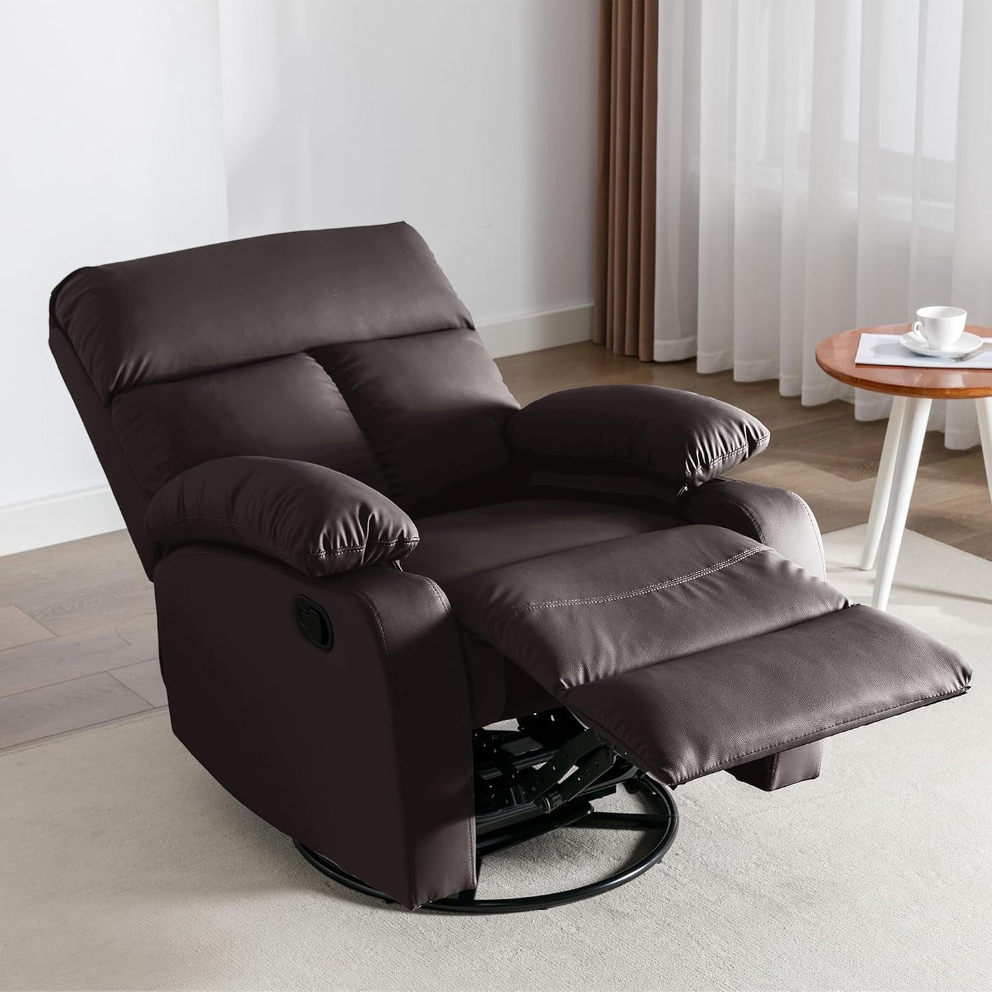 Small Swivel Rocker Recliner Chair for Compact Spaces