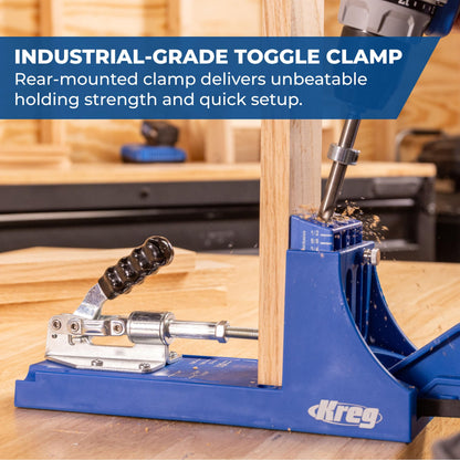 KREG K4 Pocket Hole Jig - Adjustable Drill Guides for Strong Joints
