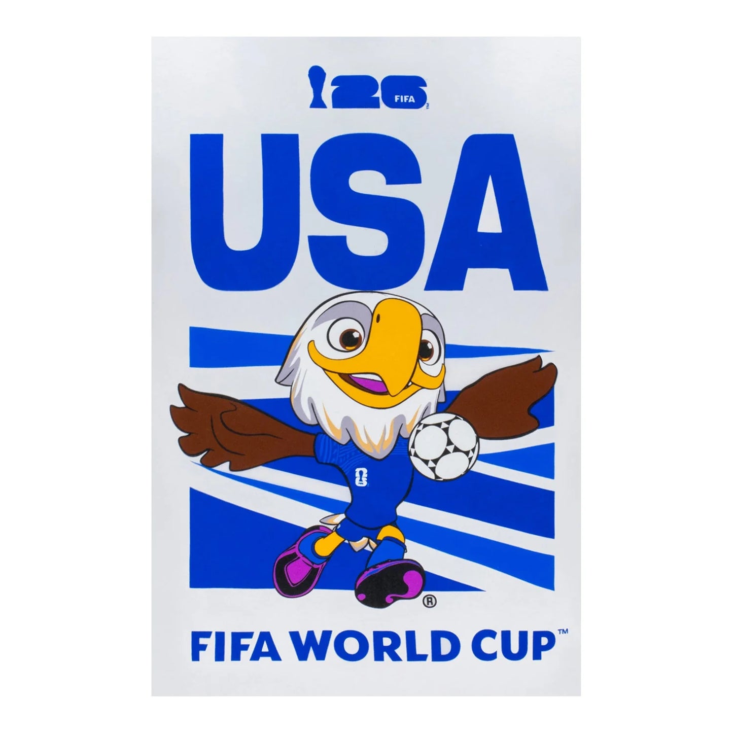 FIFA World Cup 2026™ USA Mascot White T-Shirt - Unisex