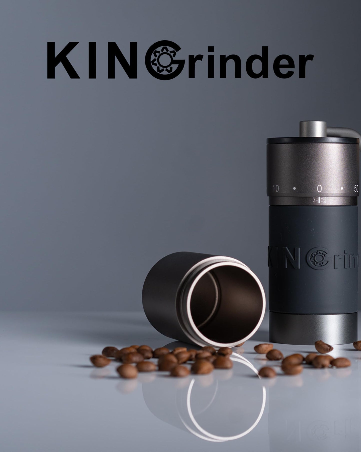 KINGRINDER K6 Manual Hand Coffee Grinder - Stainless Steel Burr Mill