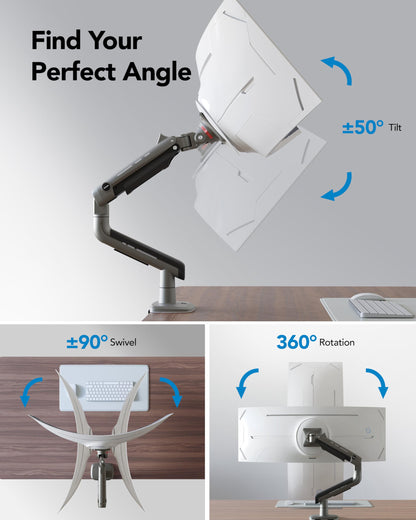 HUANUO TitanLift Heavy Duty Monitor Arm for 49" Screens