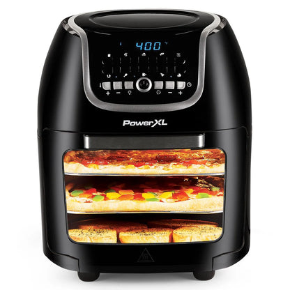 PowerXL Vortex Air Fryer Pro plus 10 Quart Capacity, Black, 1700 Watts