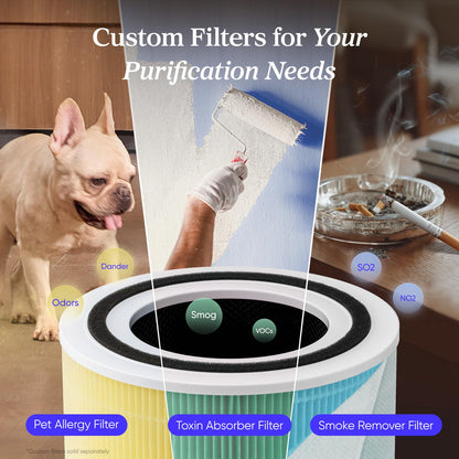 LEVOIT Air Purifier for Allergens & Pets, Core300-P, 2 Pack