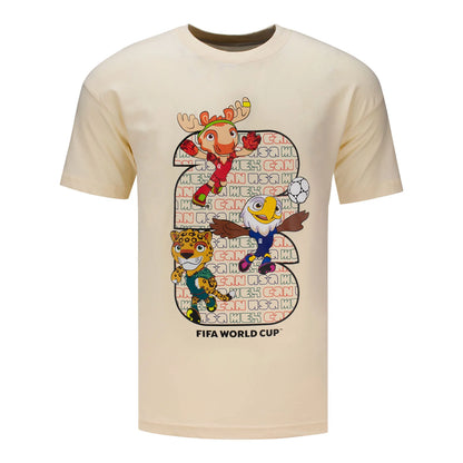FIFA World Cup 2026™ Mascot Cream Crew T-Shirt - Unisex