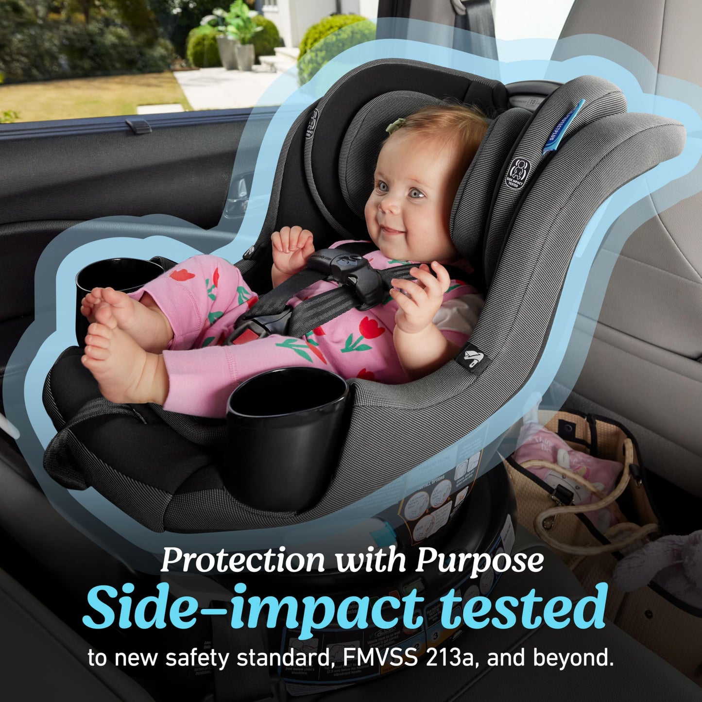GRACO EasyTurn 360 Convertible Car Seat - 2 Modes, Slim Design