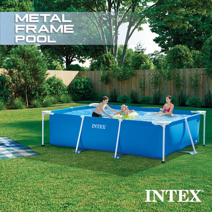 INTEX Rectangular Above Ground Pool with Steel Frame
