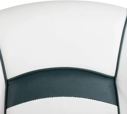 Bucket Pontoon Boat Seat (White/Blue)