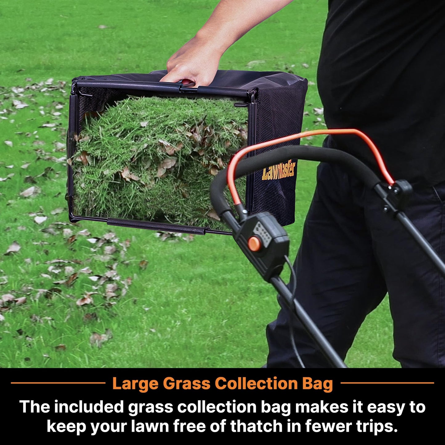 LAWNMASTER MEB1114K Electric Lawn Mower 15-Inch 11AMP