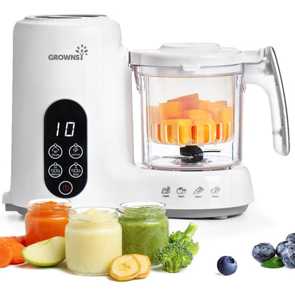 GROWNSY Baby Food Maker - One Step Steamer & Grinder