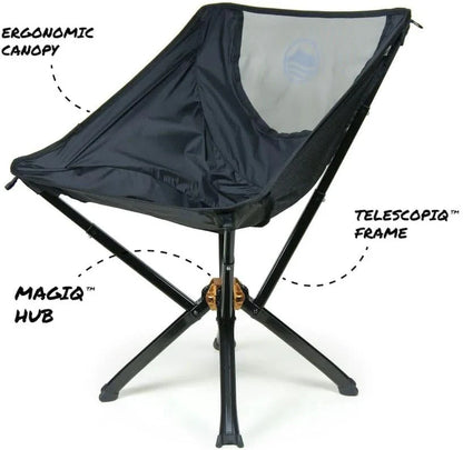 Portable Chair - Lightweight Folding Chair for Camping - Supports 300 Lbs - Perfect for Outdoor Adventures