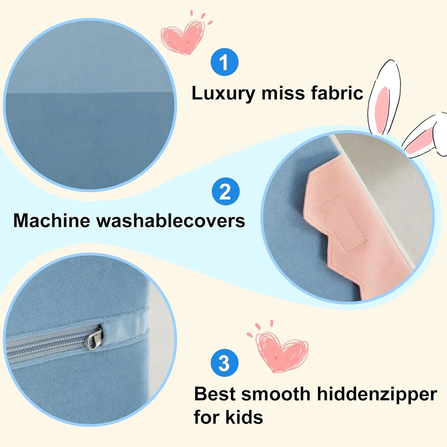 Climbing Blocks for Toddlers,Indoor Soft Climb and Crawl Play Climbing Toys for Creativity & Imagination