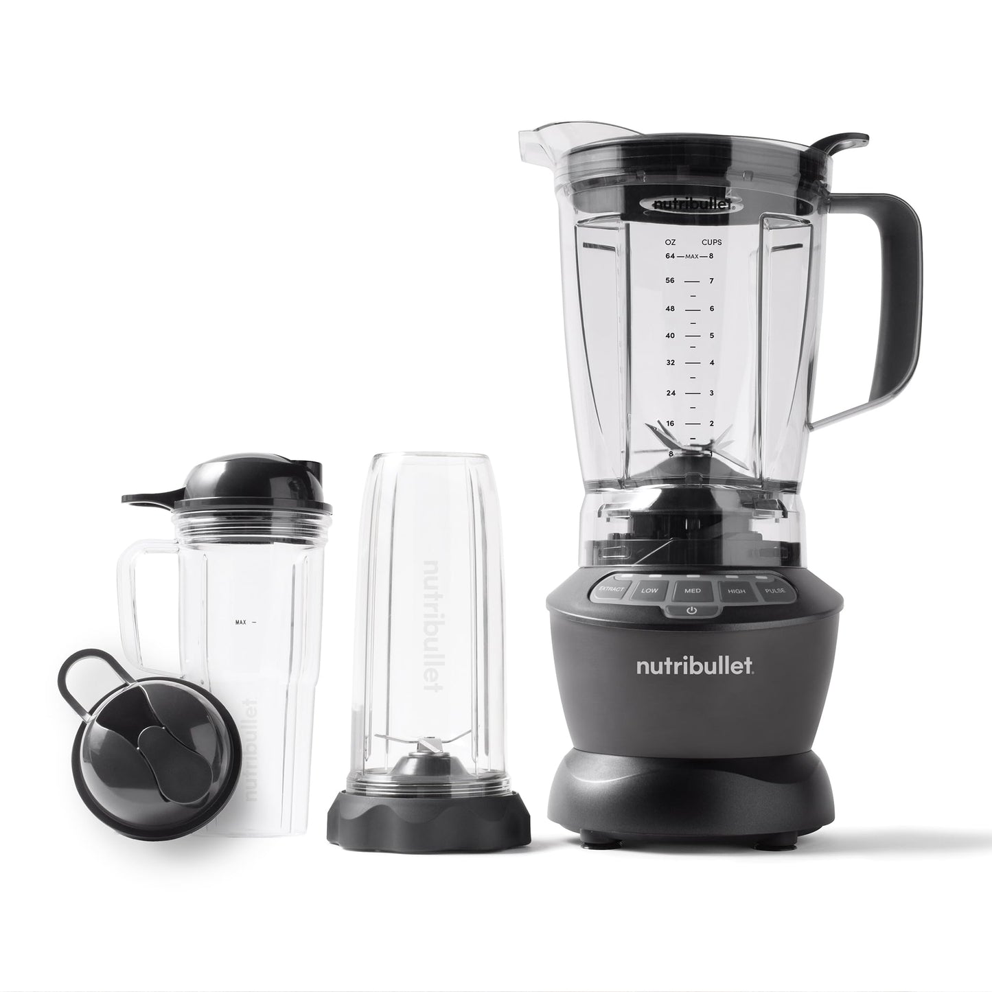 NUTRIBULLET Full-Size Blender Combo 1200W - Dark Gray