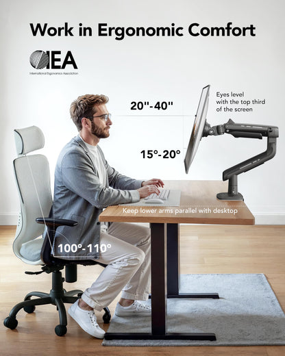 HUANUO TitanLift Heavy Duty Monitor Arm for 49" Screens