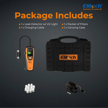 Refrigerant Leak Detector 10 Yrs Infrared Sensor Life Halogen Freon Sniffer, Air Conditioning Detection, Automotive Gas Finder, R22 R410A R134A R1234YF CFCs HCFCs HFCs, ILD-300