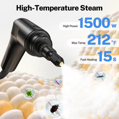 ODSD Steam Cleaner for Home & Car - 3-Level Adjustable