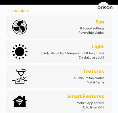 Outdoor Ceiling Fan with Light, Plug in Ceiling Fan with Remote, Gazebo Fans Outdoor Hanging for Patios Waterproof, Wet Rated Hanging Fan with App Control
