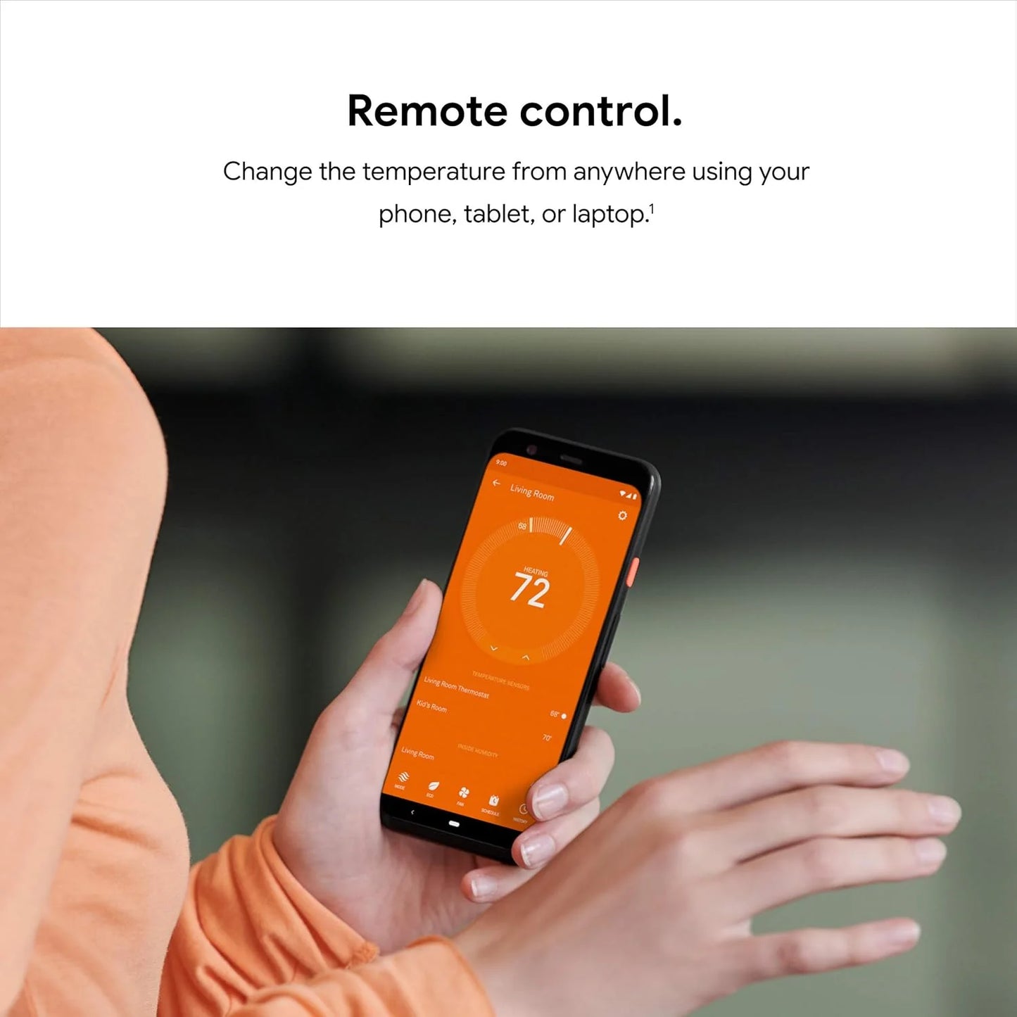 Nest 3rd Gen Learning Thermostat, Programmable Smart, Alexa Compatible, White, Wi-Fi, Energy Saving, Home Use