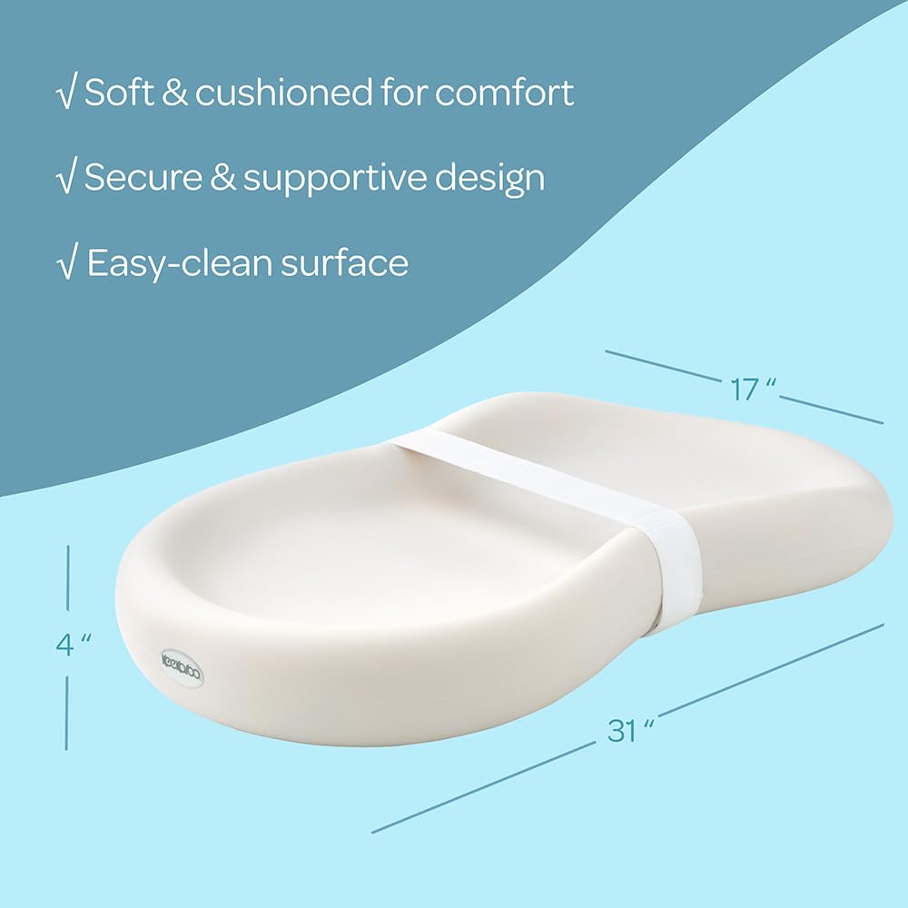 KEEKAROO Peanut Changer Baby Vanilla - Easy-Clean Diaper Pad