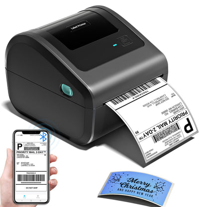 OMEZIZY Bluetooth Shipping Label Printer D450BT 4x6