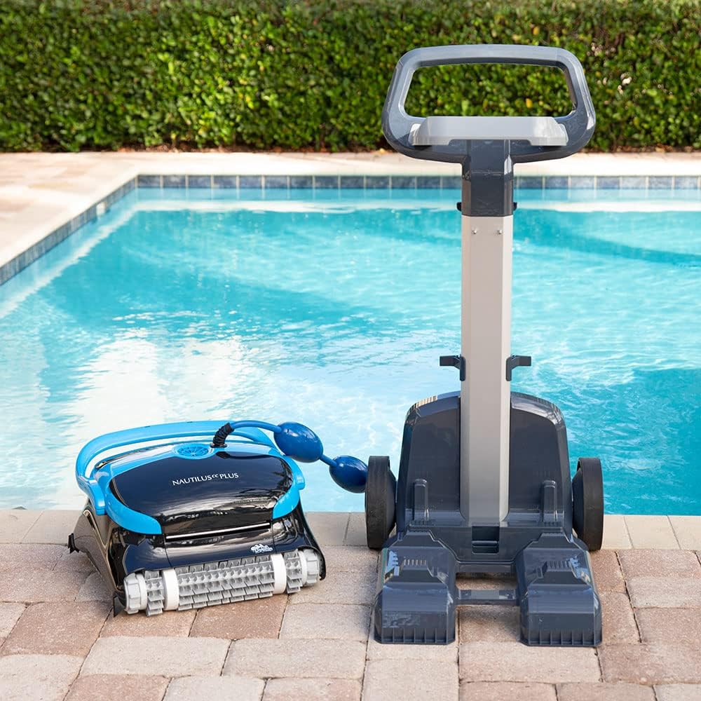 Dolphin Nautilus CC Robotic Pool Vacuum Cleaner All Pools up to 33 FT - Wall Climbing Scrubber Brush