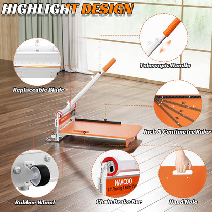 NAACOO NAACOO 13” Heavy Duty Vinyl Floor Cutter Tool