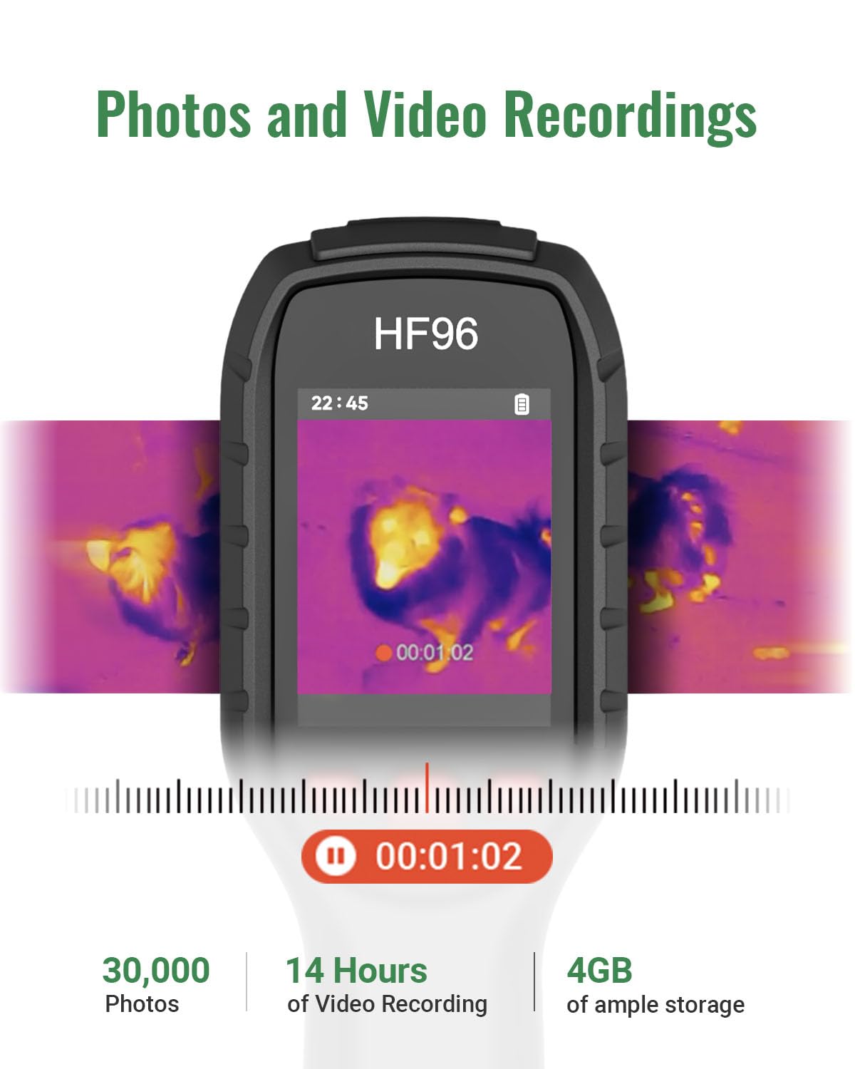 HSFTOOLS HF96 Thermal Imaging Camera with Laser Pointer