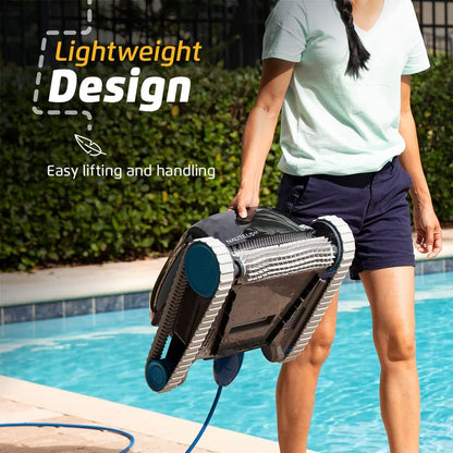 Dolphin Nautilus CC Robotic Pool Vacuum Cleaner All Pools up to 33 FT - Wall Climbing Scrubber Brush