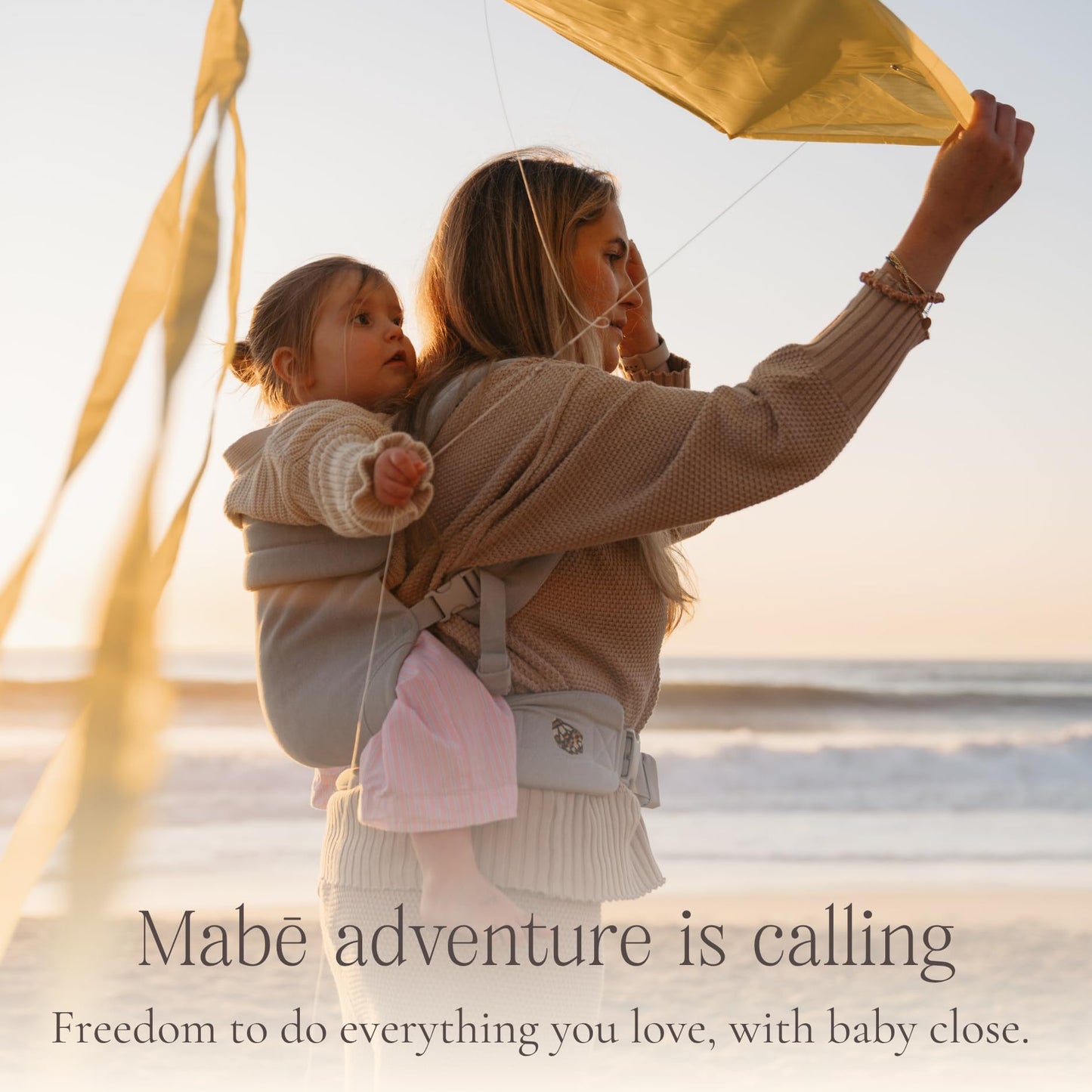 MABĒ Monarch Ergonomic Baby Carrier - Soft Structured Houndstooth