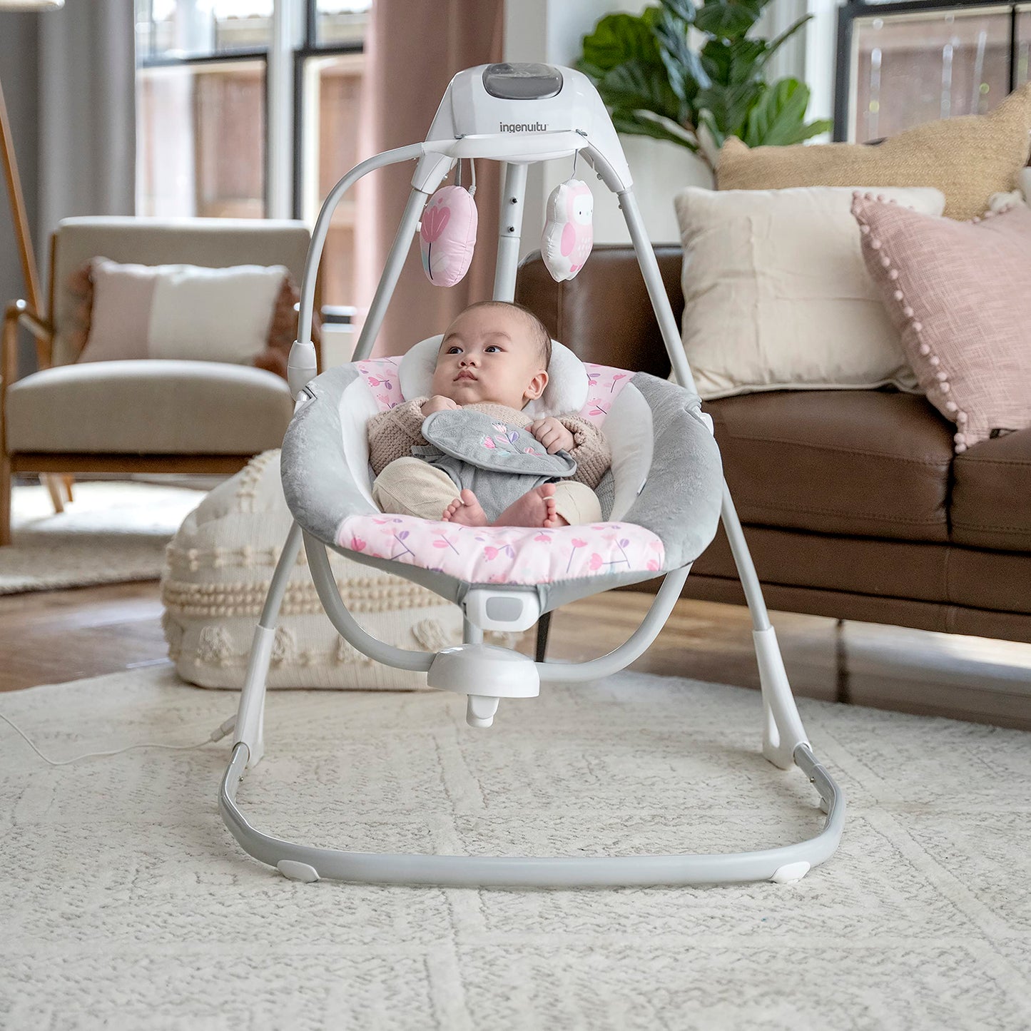 INGENUITY SimpleComfort 6-Speed Multi-Direction Baby Swing