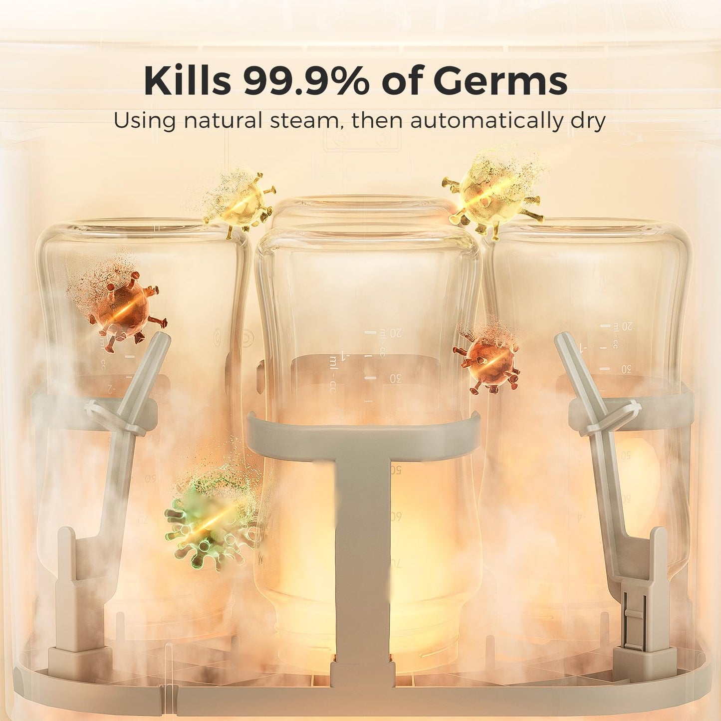 MOMCOZY KleanPal Pro Baby Bottle Washer & Sterilizer